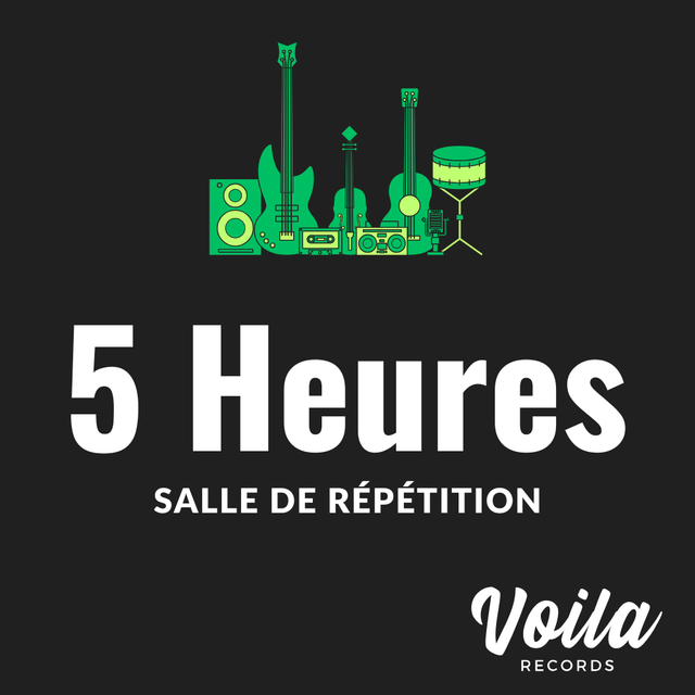 Salle de répétition - 5h