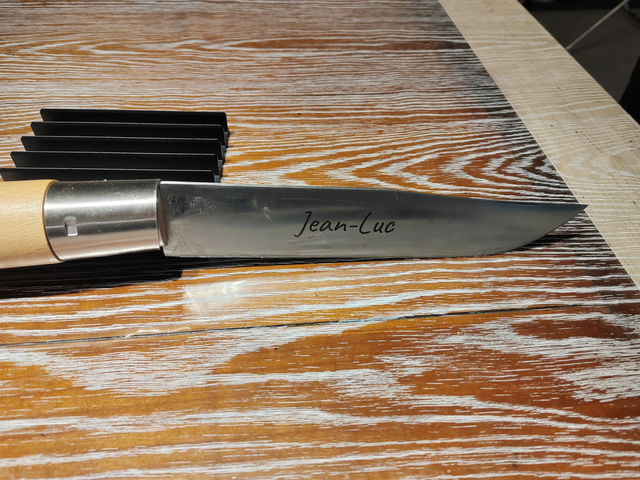Lame de couteau personnalisée