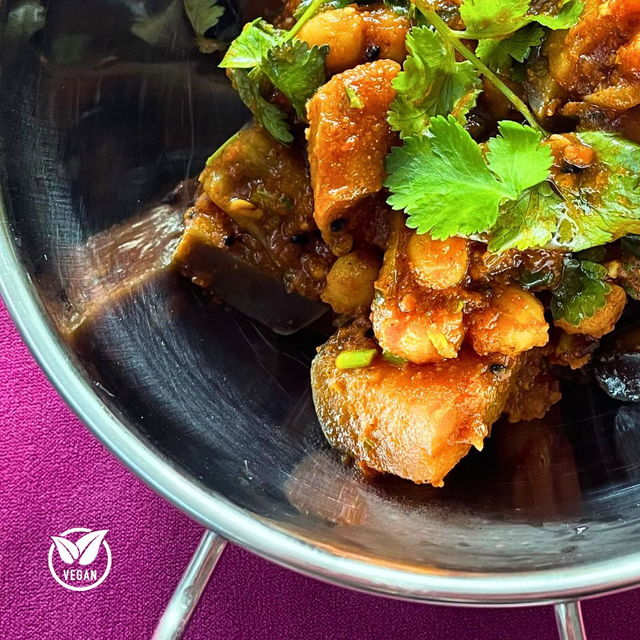 Chickpea and Aubergine Curry