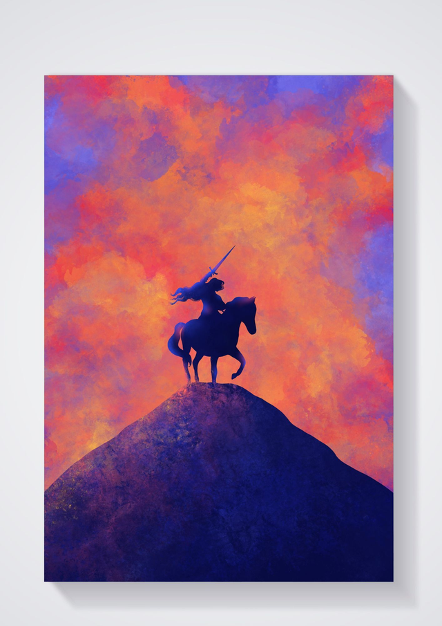 Affiche Chevaleresse sur la colline