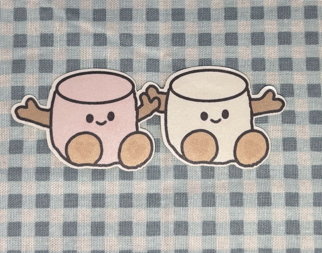 marshmallow duo sticker 