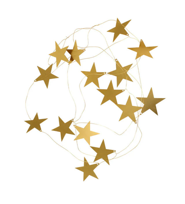 Brass Star Garland