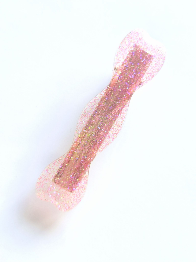 BARRETTE ROSE A PAILLETTES