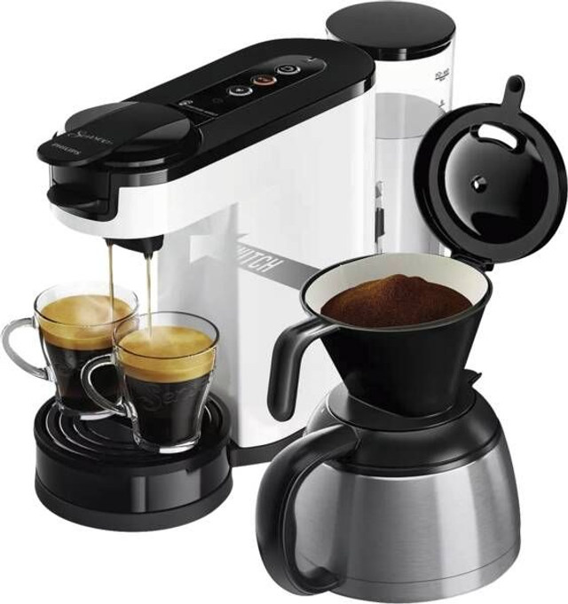 Philips DA Kaffeepadautomat 2in1 Senseo® HD6592/04 Switch 2-in-1