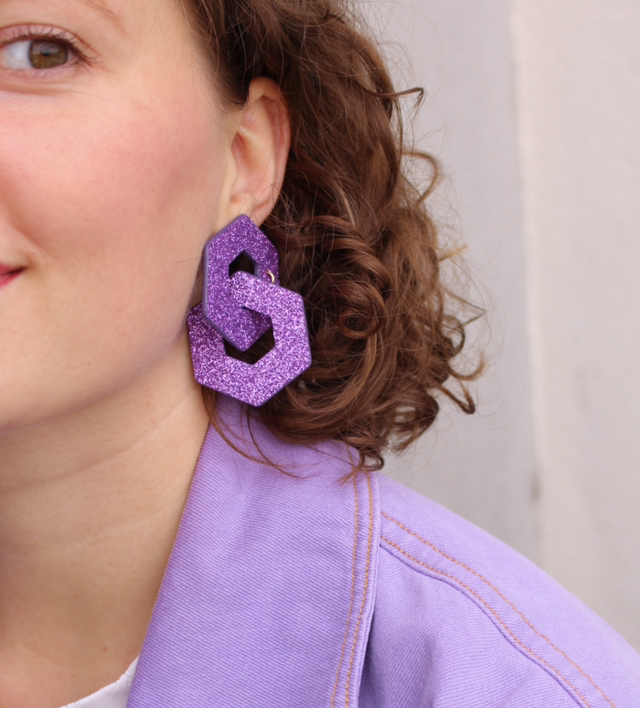 Astra • violet pailleté