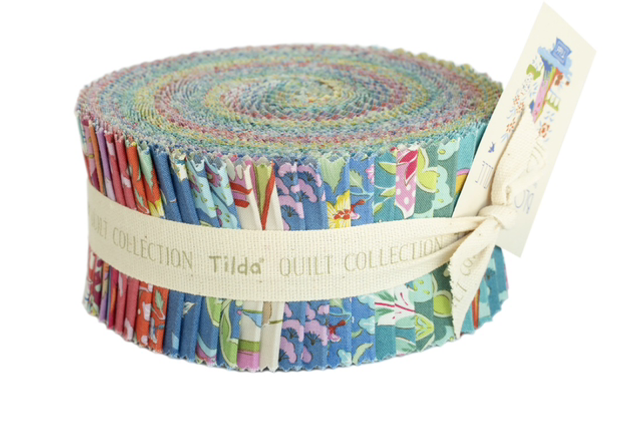 Fabric: Fabric Roll: Bloomsville: 6.35 x 110cm: Assorted: 40 Pieces