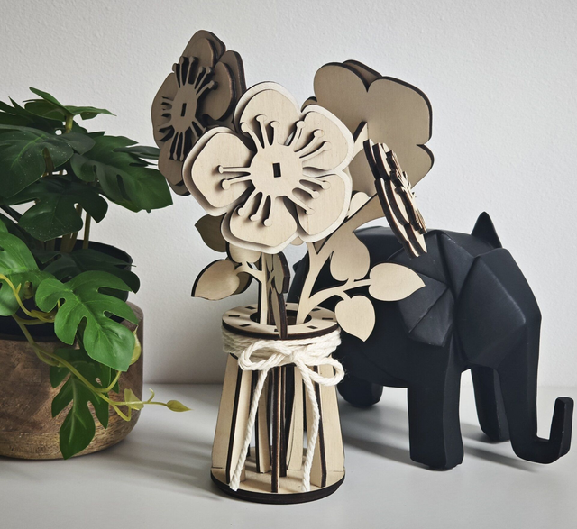 Bouquet dans son vase