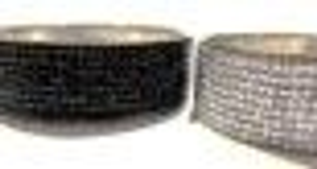 Rhinestone bangle in either clear or black