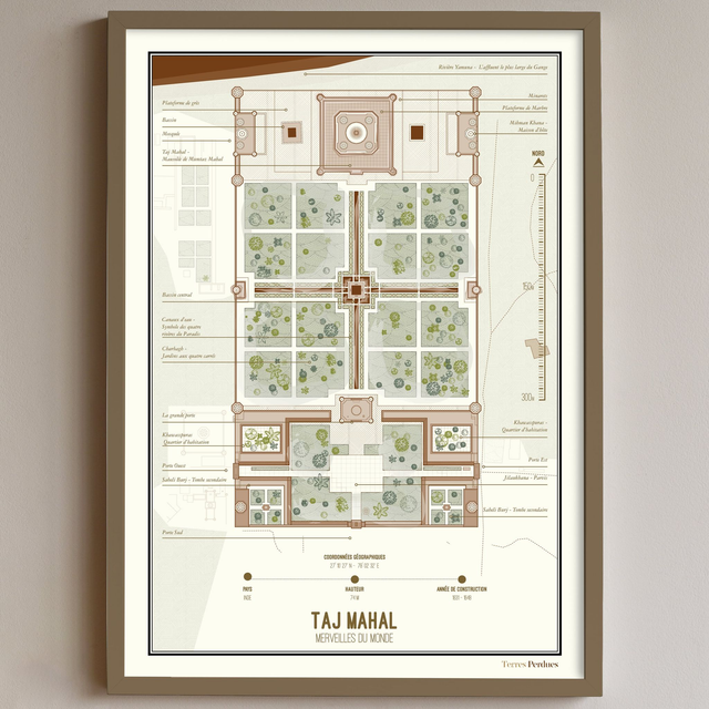 Carte - Taj Mahal