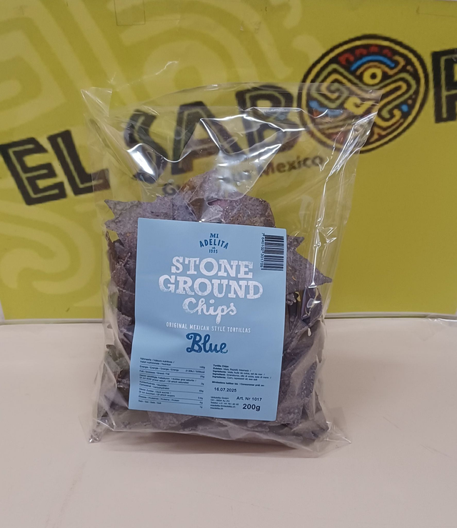 Tortillachips blau Totopos azules MiAdelita 200 g 