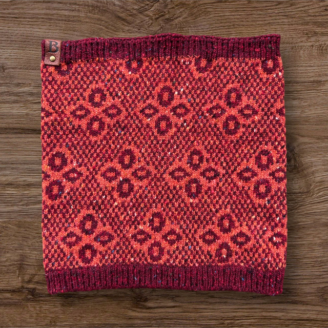 Soft Merino Wool Handmade Snood / Neck Warmer (Colour: Fall Vibes)