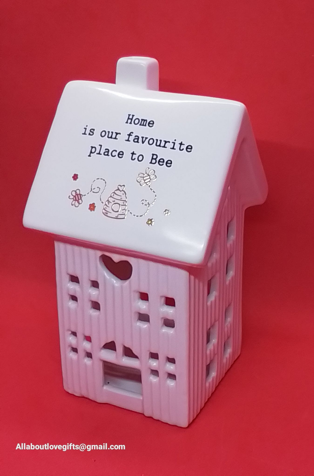 Tealight House Design Beautiful Design with a Special Quote 