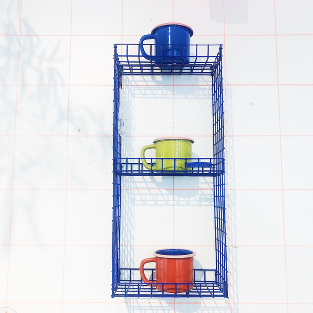 Grid Shelf small, Ultramarine Blue