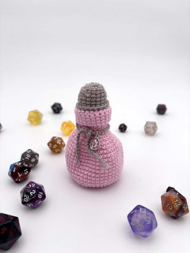 Potion Dice Bag - Light pink 
