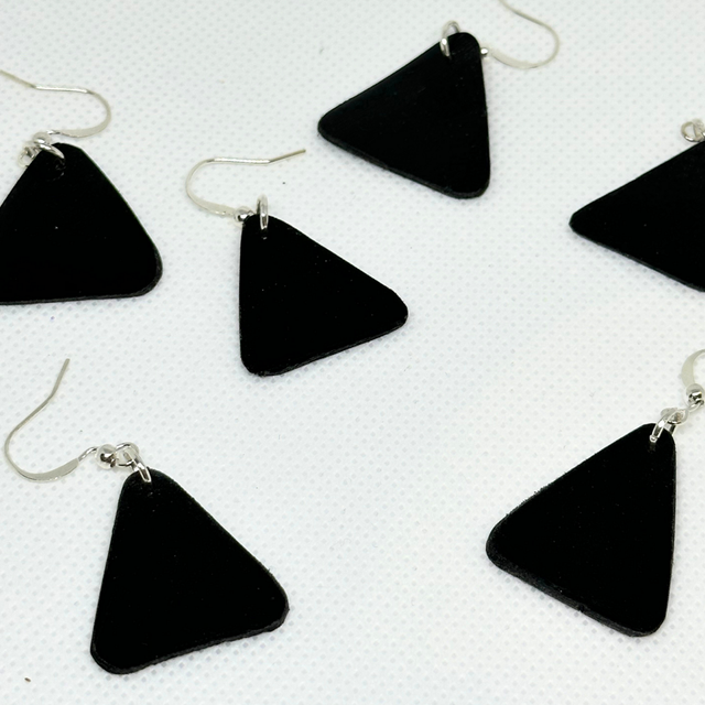 Recycled Vinyl Record Earrings