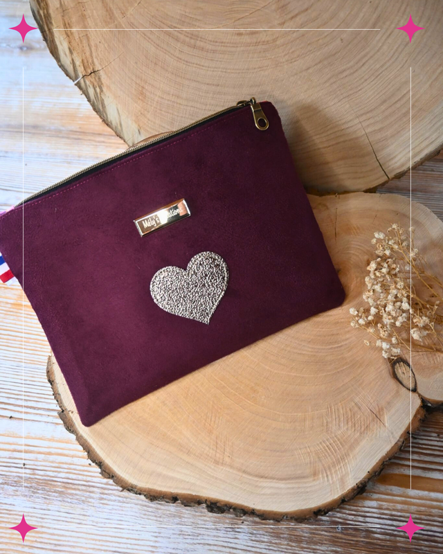 ❤️ Trousse plate “Made with Love” – Chic, douce & symbolique ❤️