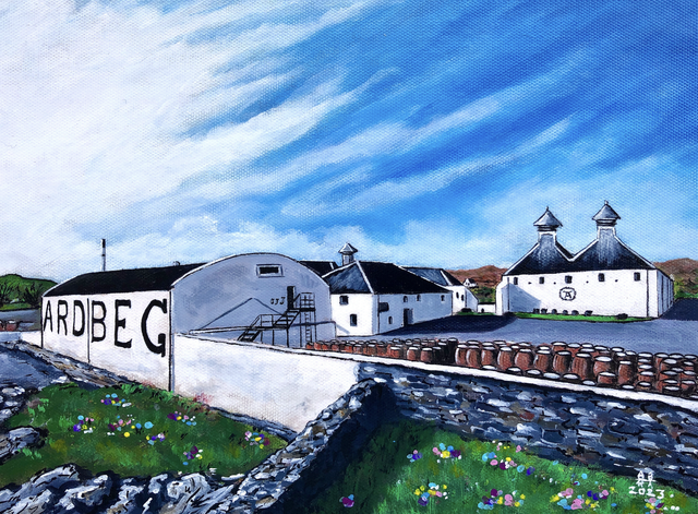 X4 Prints - Ardbeg Distillery, Isle of Islay 8"x10" (£7.50 per unit)