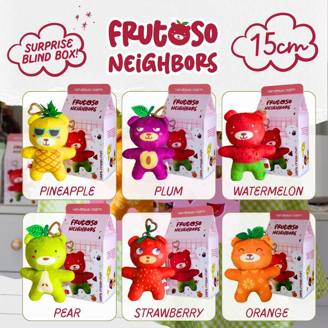 Frutoso Neighbors charm Surprise Blind Box 15 cm (big) 