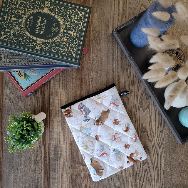 Pochette pour livre Grand Format : Boule de neige