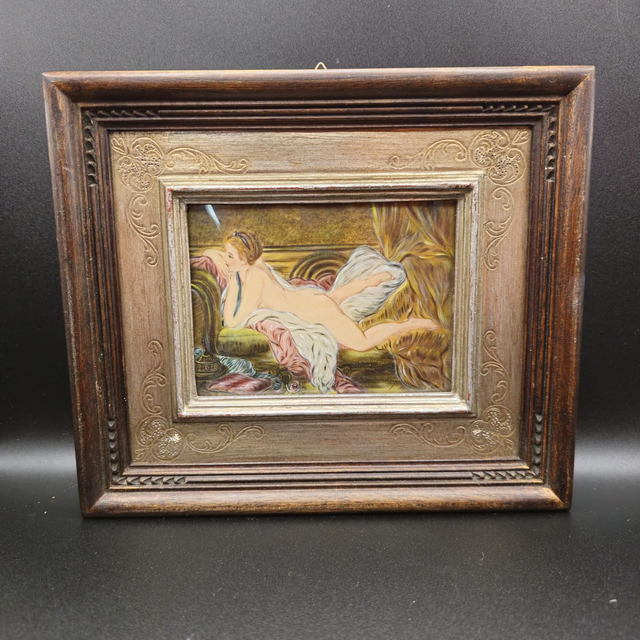 Miniature encadrée-Reproduction de François Boucher