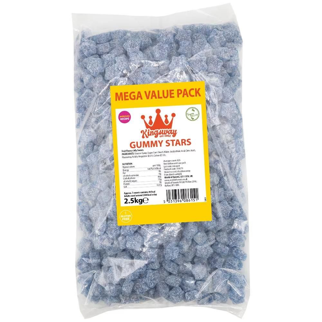 2.5kg Kingsway Gummy Stars 