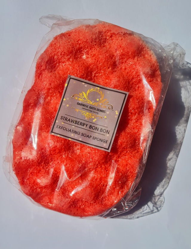 Strawberry Bon Bon Soap Sponge 