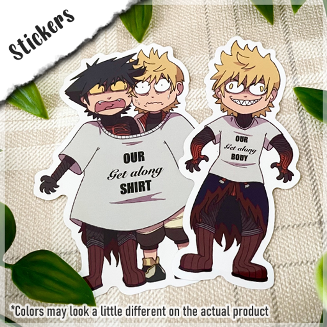 'Get along' stickers