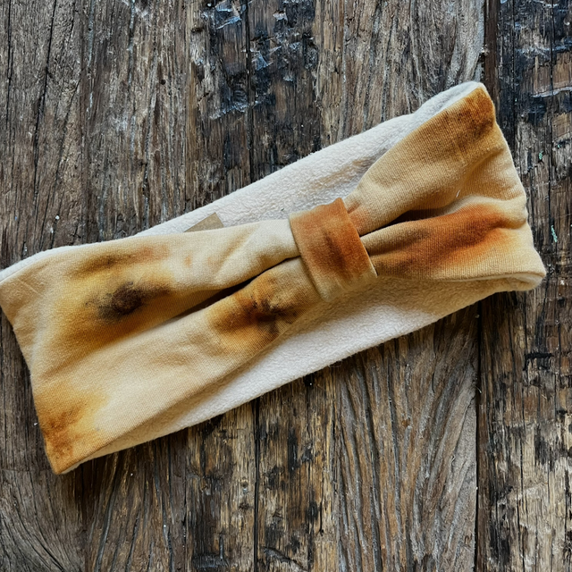 Collection Flower - Cache oreilles  orange 