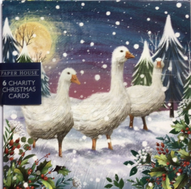 Christmas Pack of 6 by Paper House (Geese) 