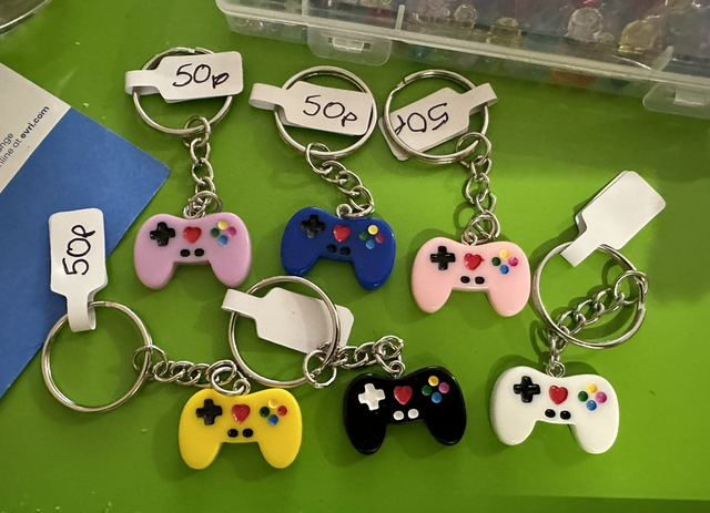Game Controller Keyrings 