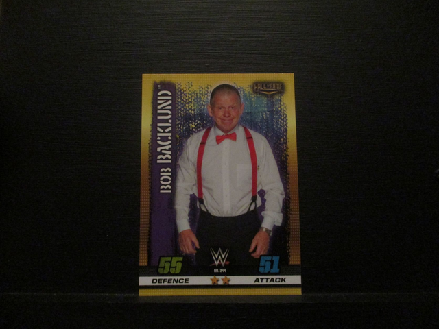 Bob Backlund - Hall Of Fame Slam Attax 10th Edition Original Trading Card #244