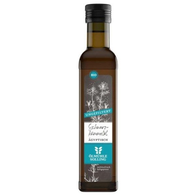 Ölmühle Solling Schwarzkümmelöl nativ ungefiltert, 250ml Flasche