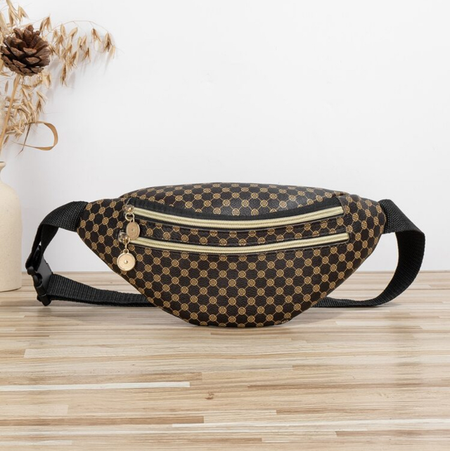 Sac de taille double couche multifonctionnel