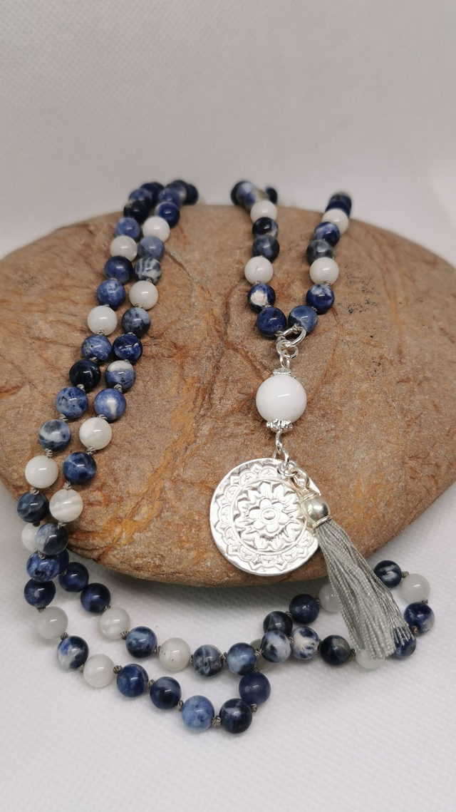 Sodalith - Mondstein Malakette