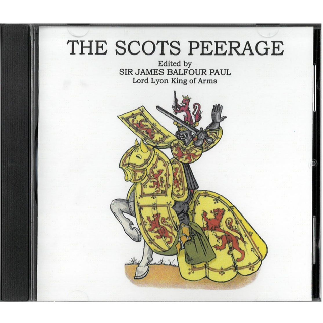 Scots Peerage CD