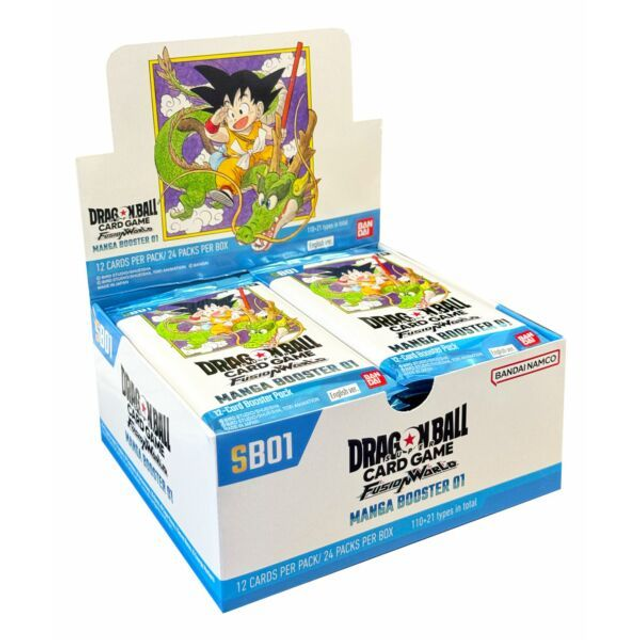 Dragon Ball Super Card Game - FUSION WORLD Manga Booster Pack 01 Display SB01 (24 Packs) - EN