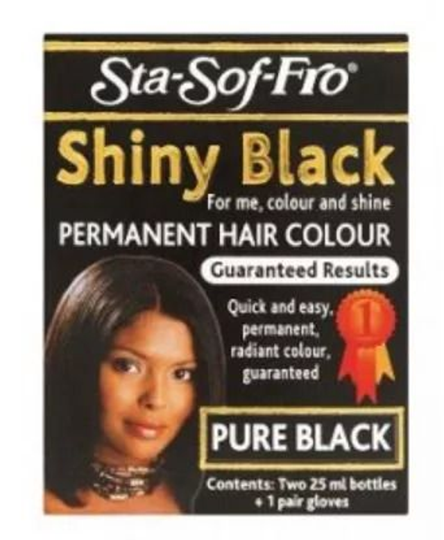  SSF: SHINY BLACK HAIR COLOUR LIQUID 25ML