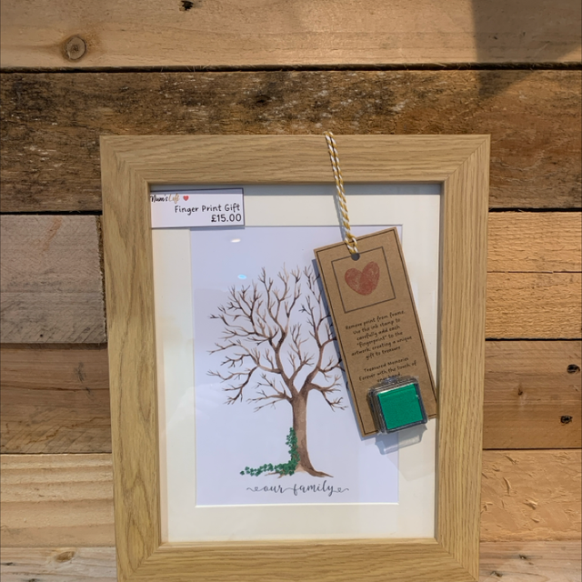 Our Family Finger Print Tree 