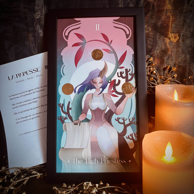 Tarot XL : 02 - La papesse