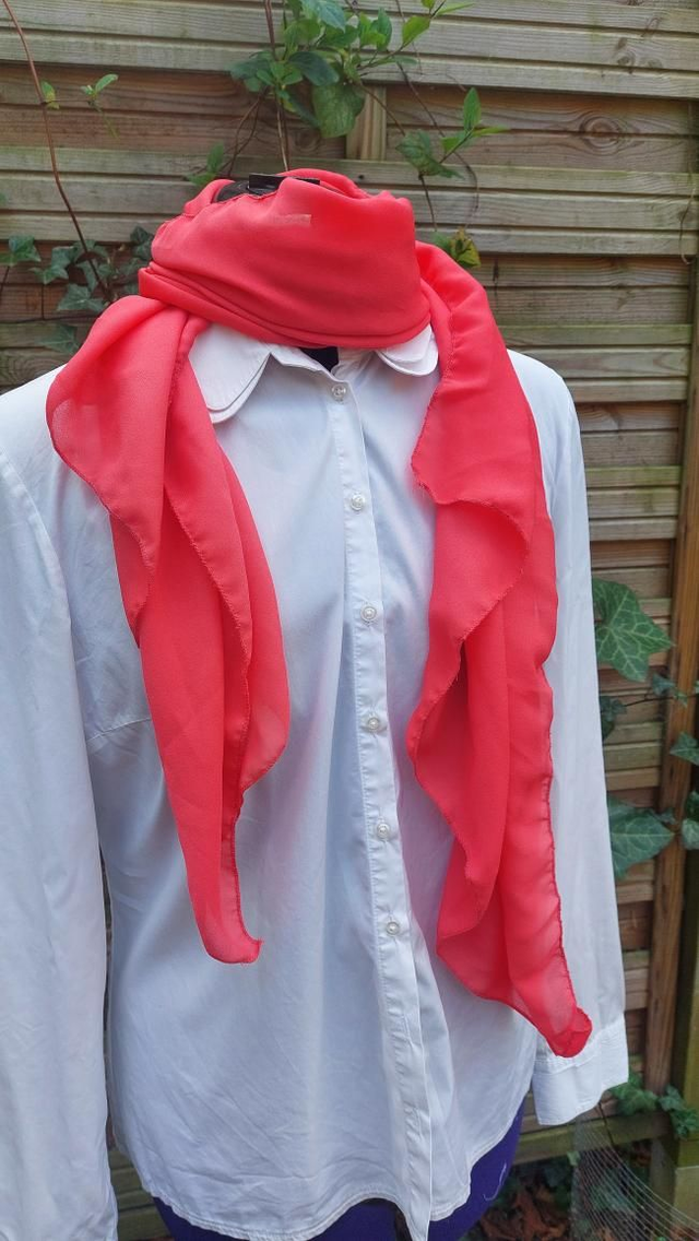 Foulard fluide rose fushia 