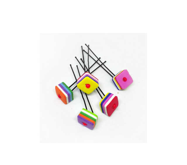 Épingle chignon accessoire cheveux bonbon