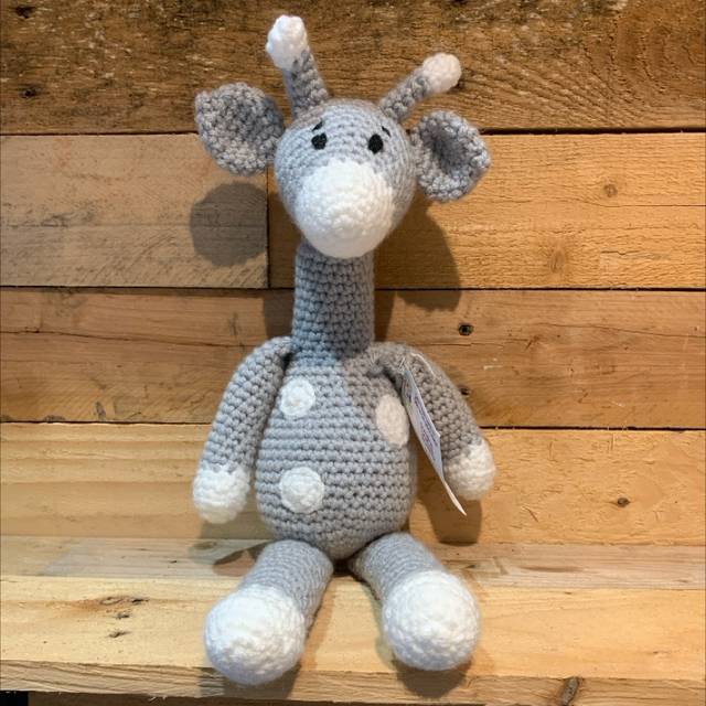 Crochet Grey Giraffe 