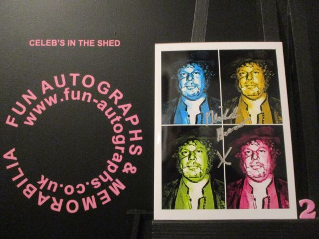 Michael Barber Authentic Autographed 6x4.5 Pop Art Limited Edition (2)