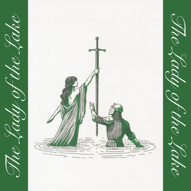 The Lady of the Lake - Risograph Print