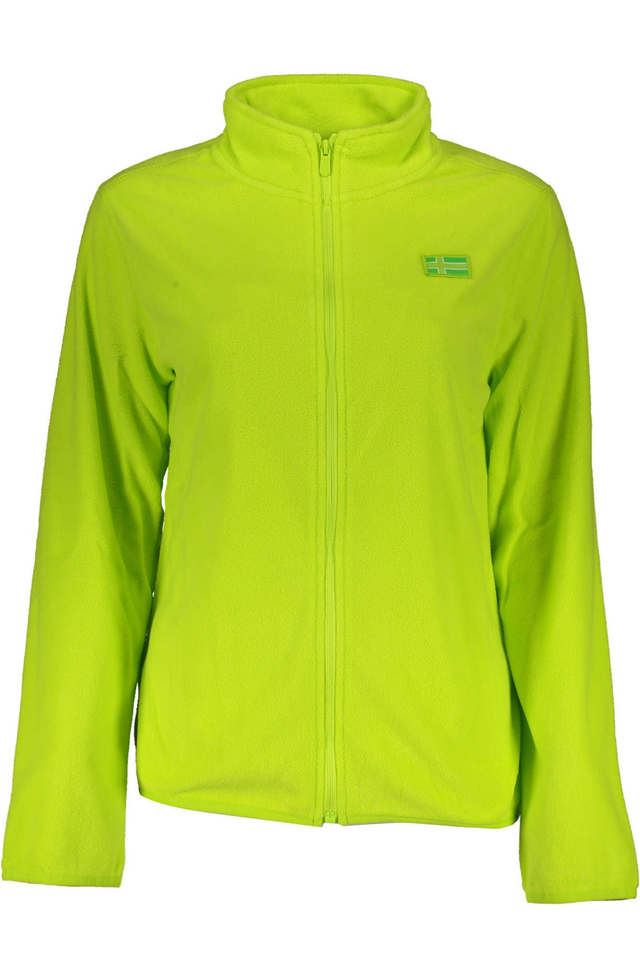 NORWAY 1963 FELPA CON ZIP DONNA VERDE