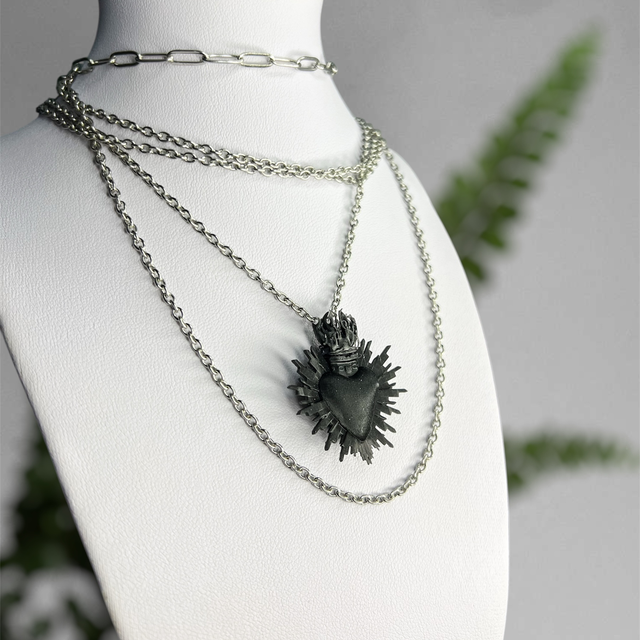 Votum Cordis - Collier Ex Voto acier inoxydable 