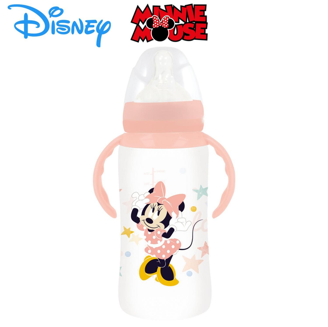 BIBERON CUELLO ANCHO C/ASAS 360ml.MINNIE