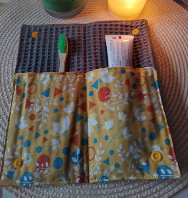 Porte dentifrice/ Brosse à dents - Feuillages