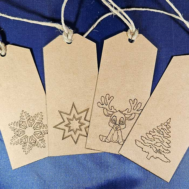 Geschenkanhänger Set (Weihnachtsbaum)