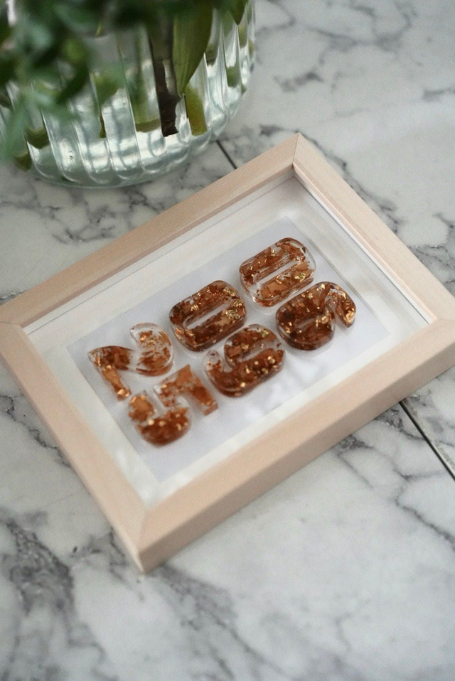 Cadre souvenir avec des chiffres